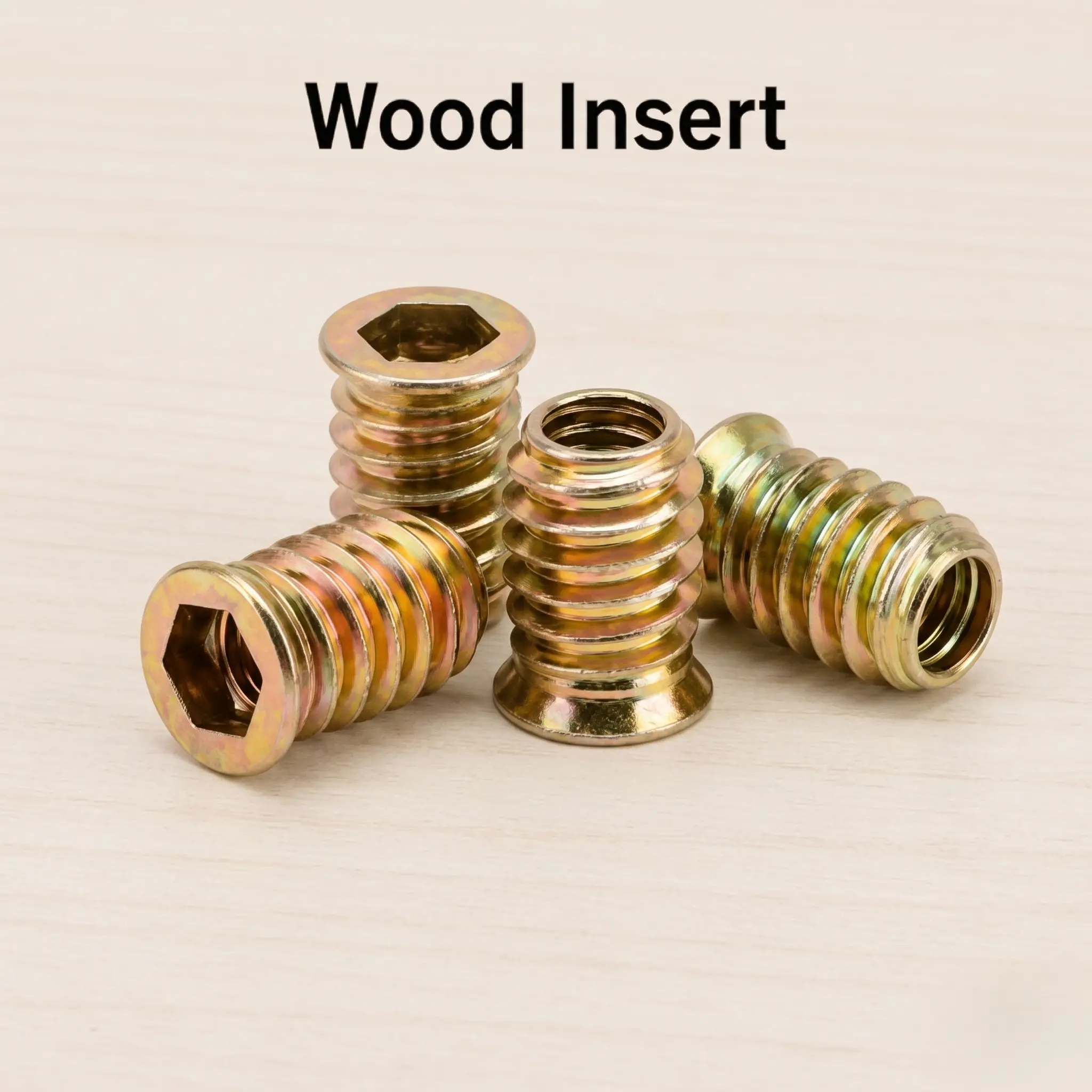 Wood Insert D Nut
